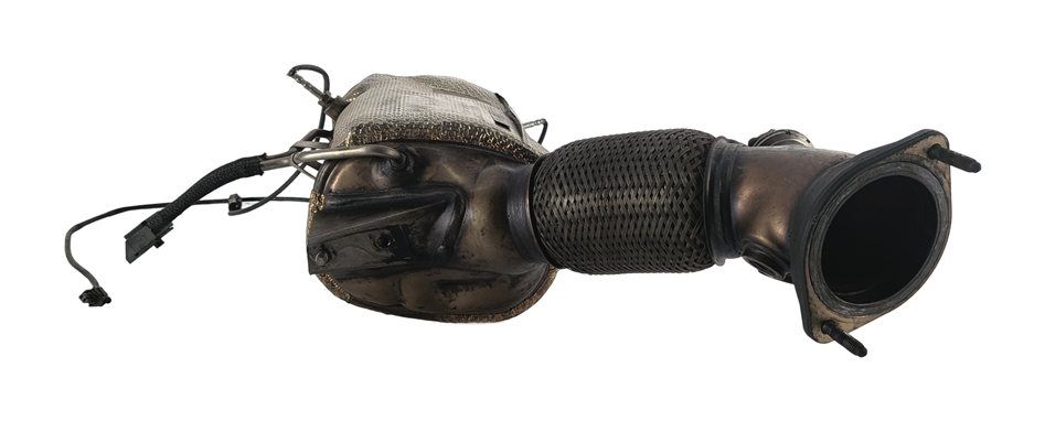 Thumbnail 3: 2015 BMW 535D F10 3.0L N57 DIESEL PARTICULATE FILTER DPF w/FLEX PIPE SENSORS