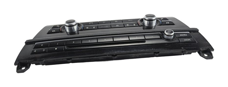 Thumbnail 6: 11-16 BMW 5 M5 SERIES (F10) HEATER A/C TEMPERATURE & RADIO CONTROL PANEL (BLACK)