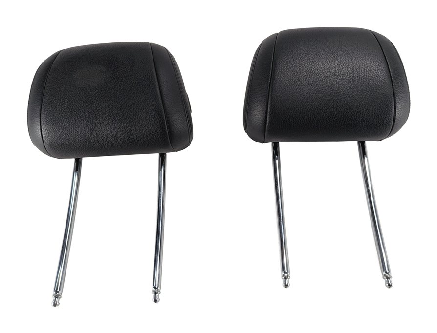 Thumbnail 2: 14-16 BMW 5 SERIES F10 FRONT LEFT & RIGHT SEAT HEADREST SET/2 (Black)