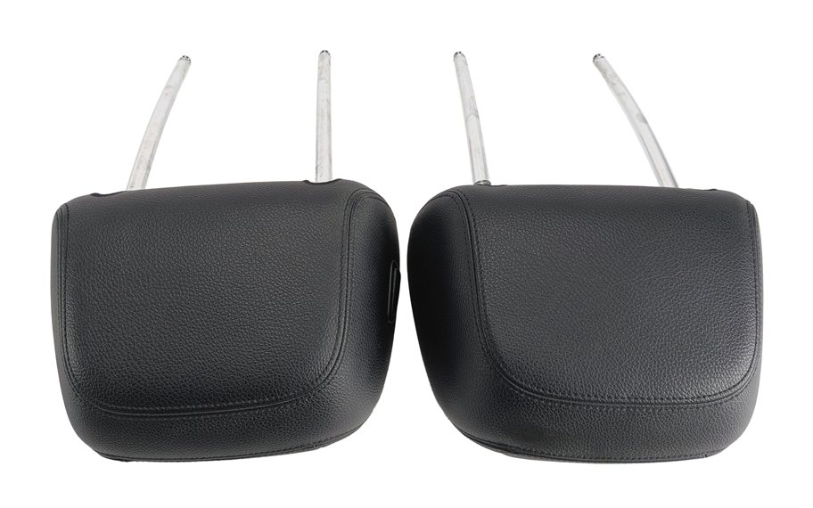 Thumbnail 6: 14-16 BMW 5 SERIES F10 FRONT LEFT & RIGHT SEAT HEADREST SET/2 (Black)