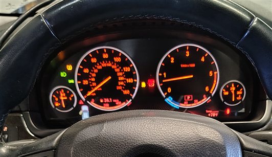 Thumbnail 2: 14-17 BMW 535D X3 F10 F25 DIESEL ANALOG MPH HEAD UP DISPLAY INSTRUMENT CLUSTER