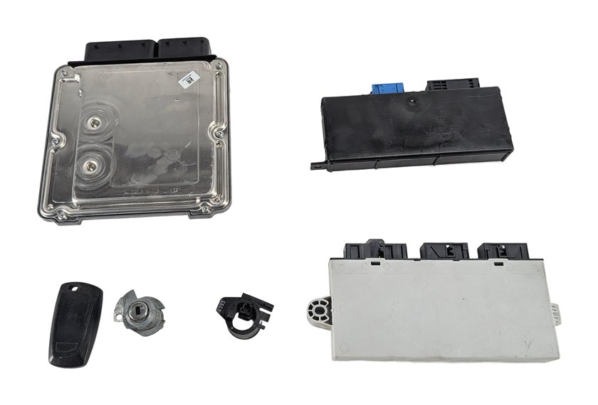 Thumbnail 7: 14-15 BMW 535D 740D X5 F01 F02 F10 F15 3.0L N57 DIESEL ENGINE DDE MODULE KEY SET