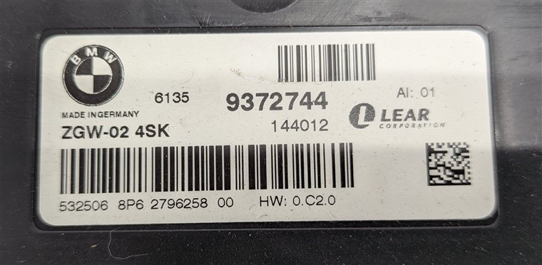 Thumbnail 9: 14-15 BMW 535D 740D X5 F01 F02 F10 F15 3.0L N57 DIESEL ENGINE DDE MODULE KEY SET
