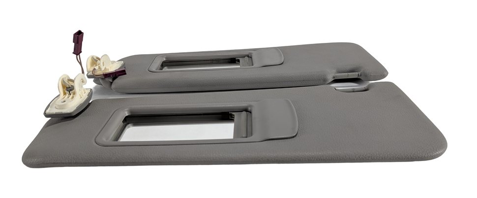 Thumbnail 3: 2010-2016 BMW 528i 535i 550i (F10) FRONT LEFT & RIGHT SUNVISOR SHADE SET (Gray)