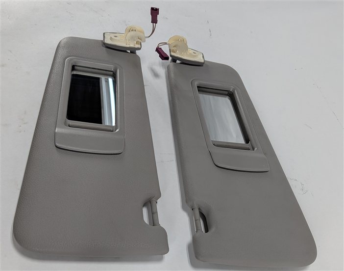 Thumbnail 5: 2010-2016 BMW 528i 535i 550i (F10) FRONT LEFT & RIGHT SUNVISOR SHADE SET (Gray)