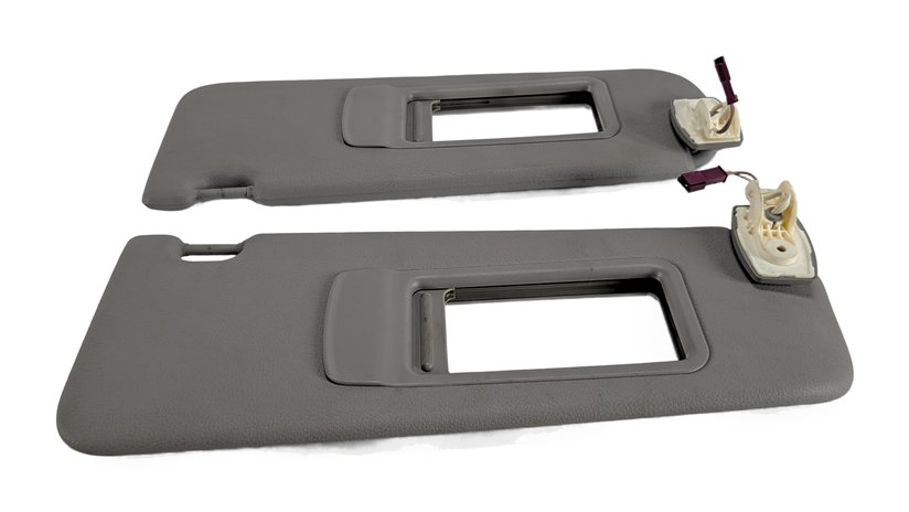Thumbnail 6: 2010-2016 BMW 528i 535i 550i (F10) FRONT LEFT & RIGHT SUNVISOR SHADE SET (Gray)