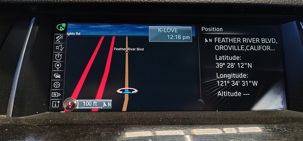 2011-2016 BMW 528i 535i 550i M5 (F10) 10" DASH RADIO GPS DISPLAY SCREEN (1-PLUG)