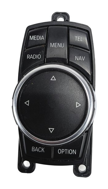 Thumbnail 2: 10-16 BMW 535i 535iGT I3 (F10 F07) RADIO NAVIGATION iDRIVE MEDIA CONTROL KNOB