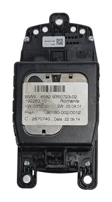 Thumbnail 7: 10-16 BMW 535i 535iGT I3 (F10 F07) RADIO NAVIGATION iDRIVE MEDIA CONTROL KNOB
