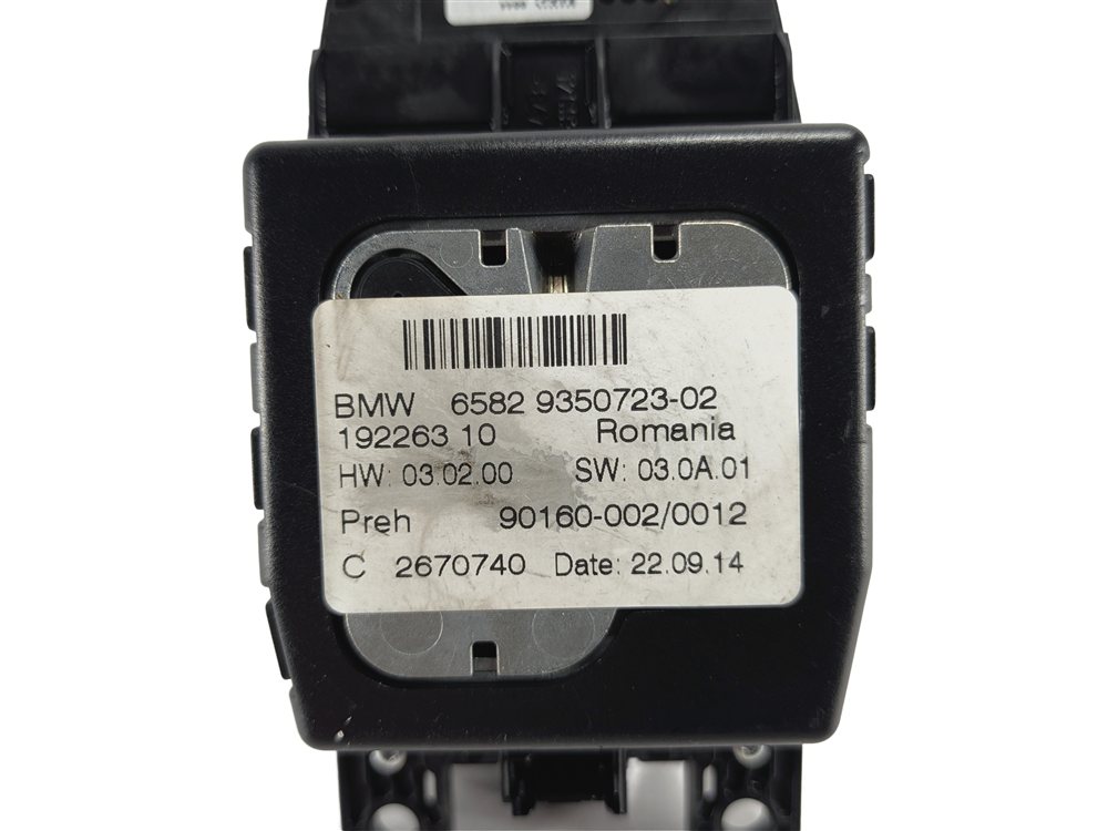 Thumbnail 9: 10-16 BMW 535i 535iGT I3 (F10 F07) RADIO NAVIGATION iDRIVE MEDIA CONTROL KNOB