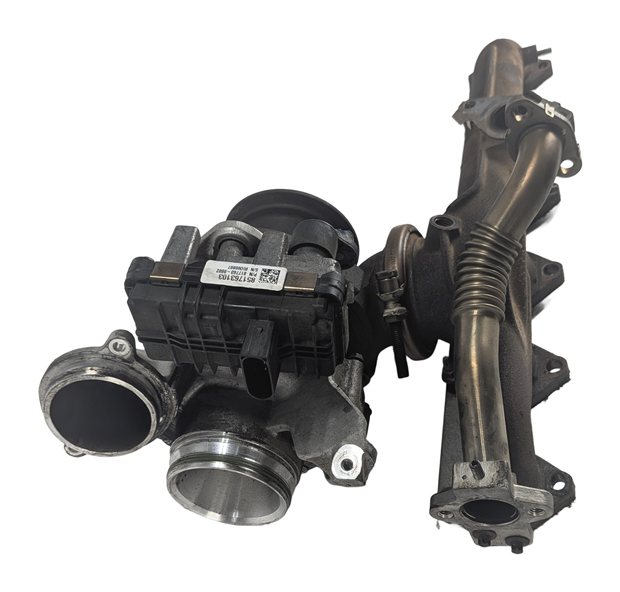 Thumbnail 2: 14-18 535i 740i X5 F10 F01 F15 N57T 3.0L DIESEL TURBO TURBOCHARGER ASSEMBLY