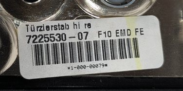 Thumbnail 14: 2015 BMW 535D F10 INTERIOR DASH DOOR CENTER CONSOLE TRIM PANEL PIECE SET/9 (Ash)