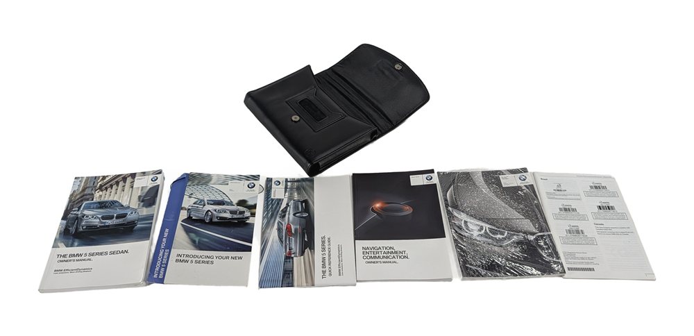 Thumbnail 6: 2015 BMW 535D F10 3.0L OWNER'S MANUAL BOOK BOOKLET GUIDE HANDBOOK w/CASE SET/6
