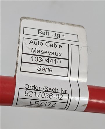 Thumbnail 7: 2015 BMW 535D (F10) 3.0L POSITIVE BATTERY CABLE w/PYROTECHNIC SAFETY TERMINAL