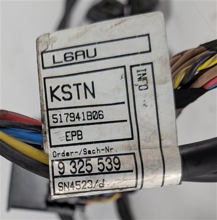 Thumbnail 10: 15 BMW 535D F10 ELECTRONIC EMERGENCY PARK PARKING BRAKE WIRE WIRING HARNESS LOOM