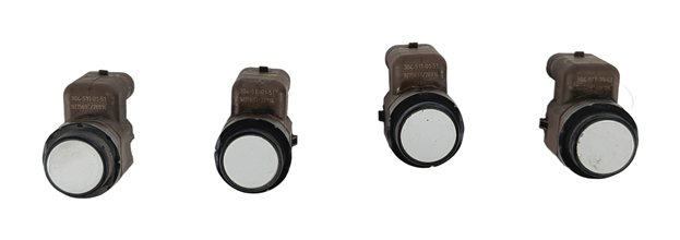 Thumbnail 2: 2015 BMW 535D (F10) PARK ASSIST PDC DISTANCE CONTROL SENSORS SET/4 OEM (White)