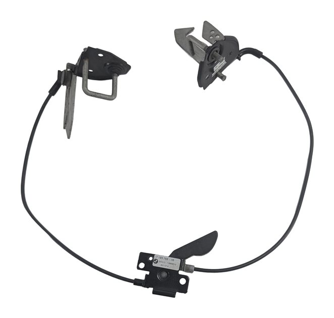 Thumbnail 2: 2015 BMW 535D (F10) FRONT LEFT/RIGHT HOOD LID LOCK LATCH SET/2 w/RELEASE CABLE