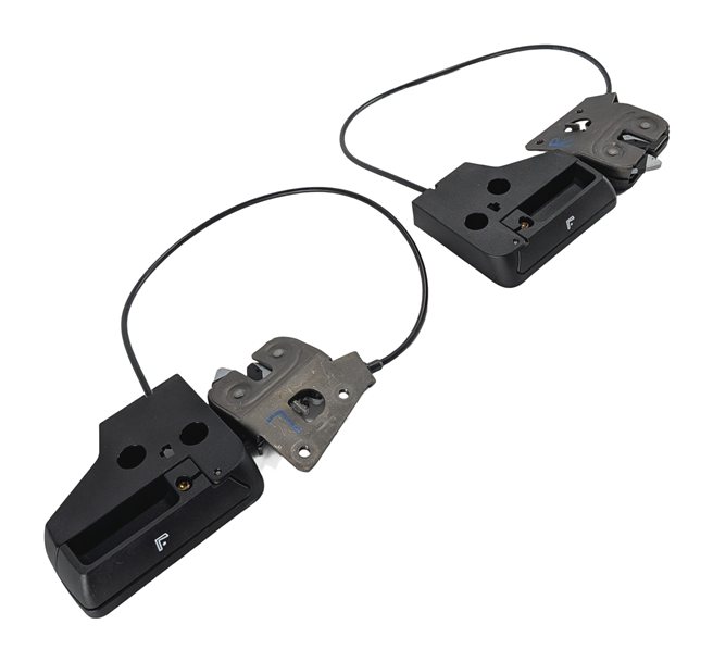 2015 BMW 535D F10 REAR LEFT/RIGHT FOLDING SEAT RELEASE LATCH HANDLE CABLE SET/2