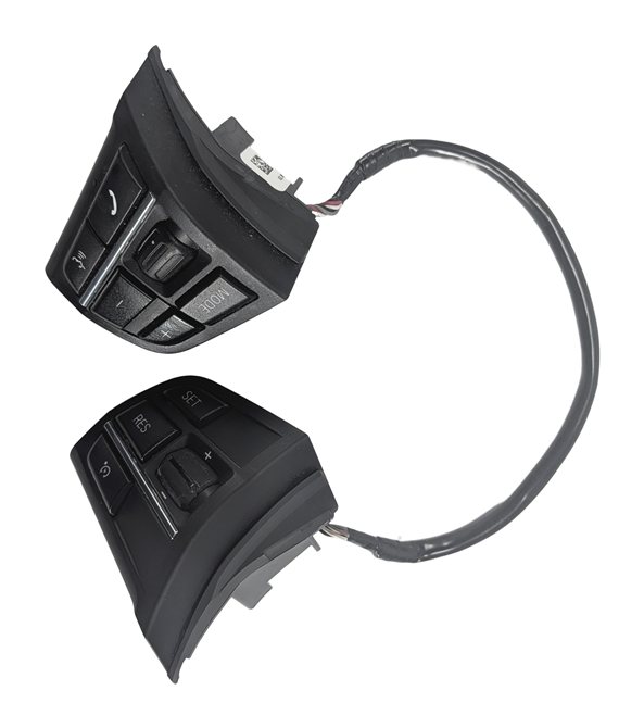 Thumbnail 2: 2015 BMW 535D F10 STEERING WHEEL MULTIFUNCTION MEDIA CRUISE CONTROL SWITCH SET/2