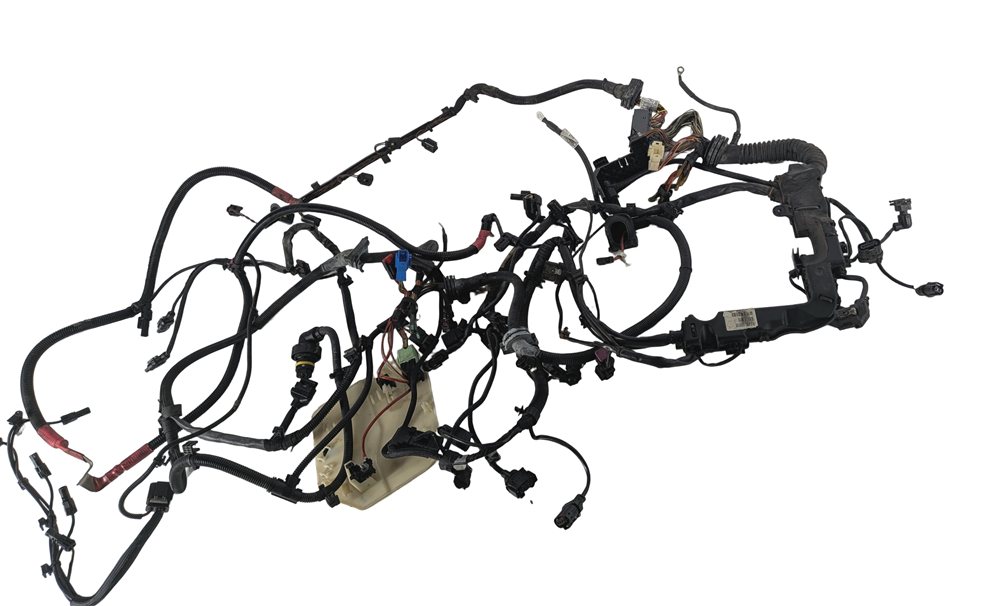 Thumbnail 4: 2015 BMW 535D (F10) 3.0L N57 DIESEL ENGINE MOTOR WIRE WIRING HARNESS LOOM