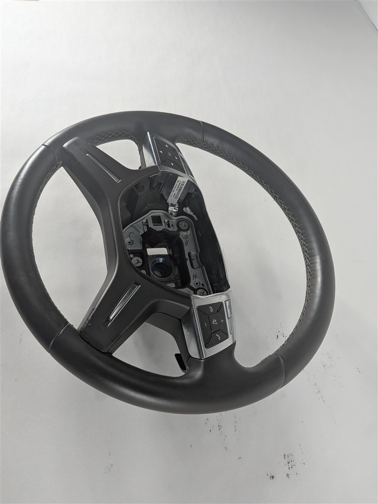 Thumbnail 4: 12-18 MERCEDES GL450 GL550 ML350 (X166 W166) LEATHER STEERING WHEEL (Brown)