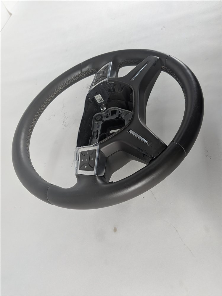 Thumbnail 5: 12-18 MERCEDES GL450 GL550 ML350 (X166 W166) LEATHER STEERING WHEEL (Brown)