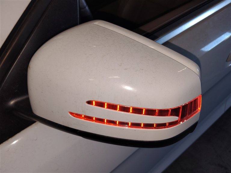 Thumbnail 2: 12-16 MERCEDES GL350 GL550 ML350 ML550 (W166 X166) LEFT P-FOLD MIRROR (White)