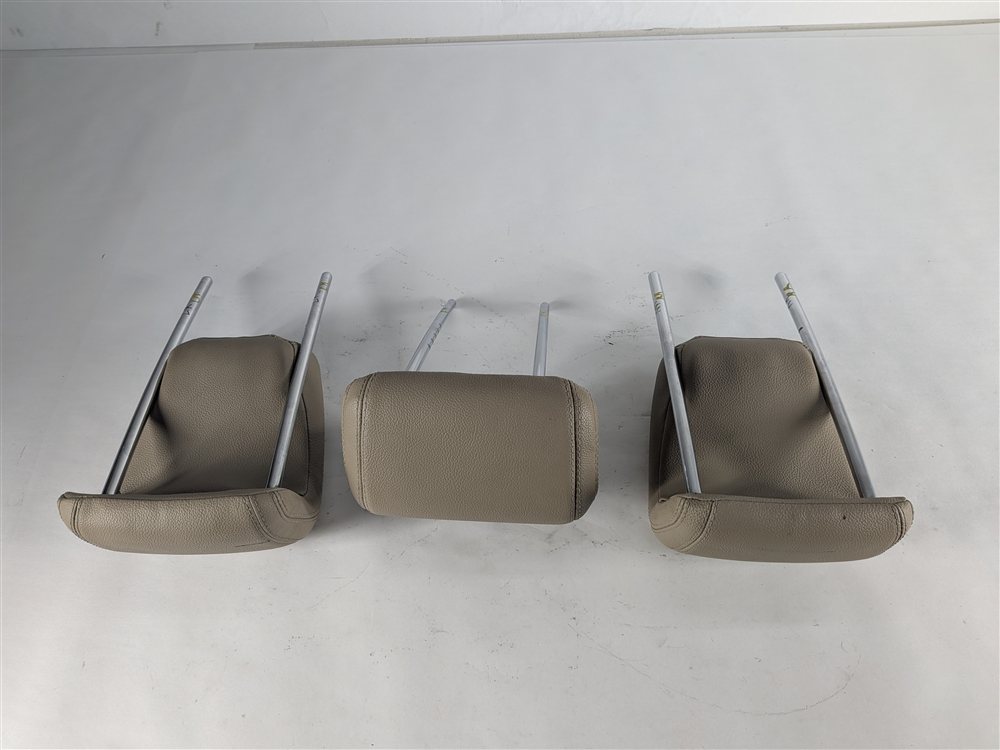 Thumbnail 4: 12-15 MERCEDES ML-CLASS (W166) REAR LEFT CENTER RIGHT SEAT HEADREST SET (Beige)