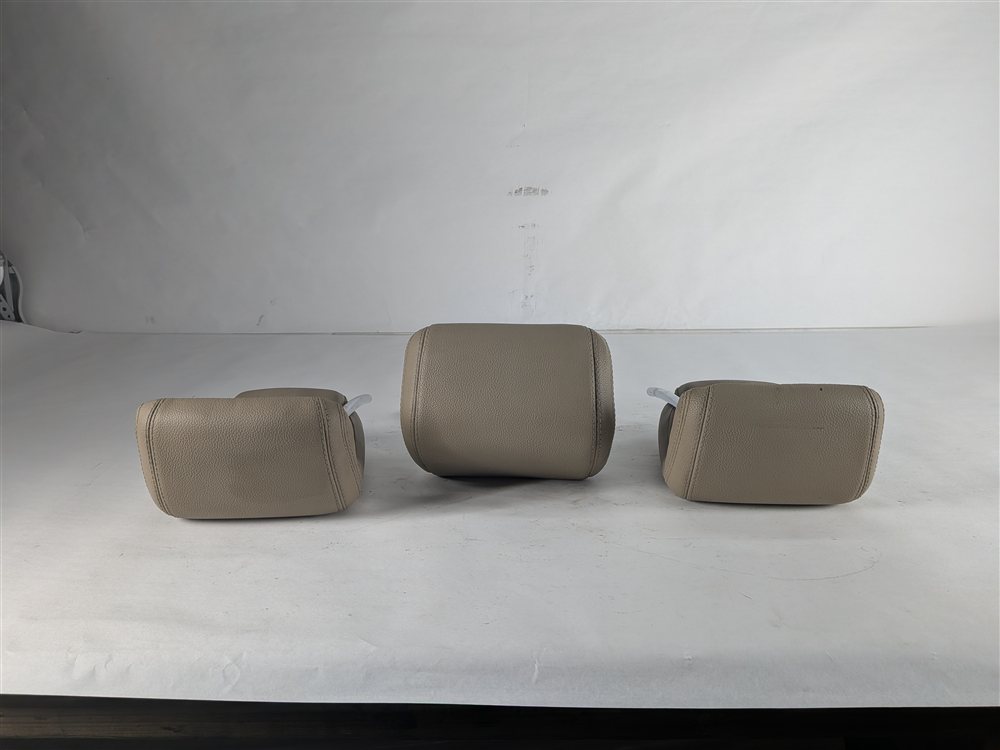 Thumbnail 5: 12-15 MERCEDES ML-CLASS (W166) REAR LEFT CENTER RIGHT SEAT HEADREST SET (Beige)