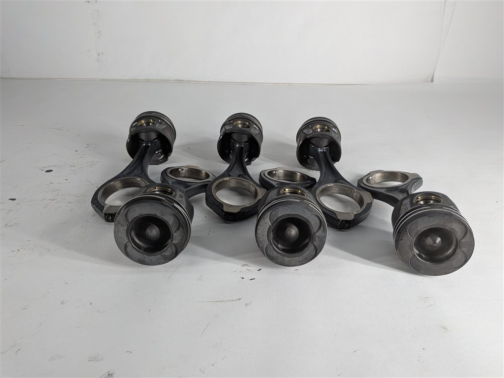 Thumbnail 2: 12-17 MERCEDES GL350 GLS350D ML350 S350 (W166 X166 W221) 3.0L DIESEL PISTON SET6