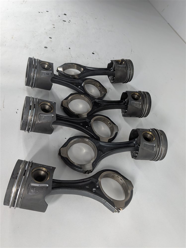 Thumbnail 4: 12-17 MERCEDES GL350 GLS350D ML350 S350 (W166 X166 W221) 3.0L DIESEL PISTON SET6