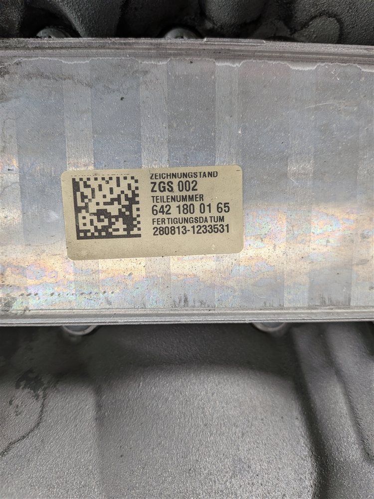 Thumbnail 7: 2013-2015 MERCEDES ML350 W166 3.0L OM642 DIESEL BARE ENGINE BLOCK w/OIL COOLER
