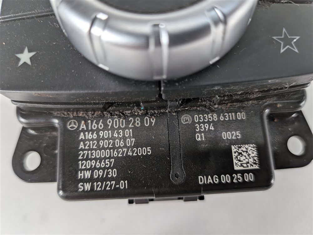 Thumbnail 9: 14-16 MERCEDES G550 GL350 GL550 ML350 ML550 (W166 X166) RADIO NAV CONTROL SWITCH