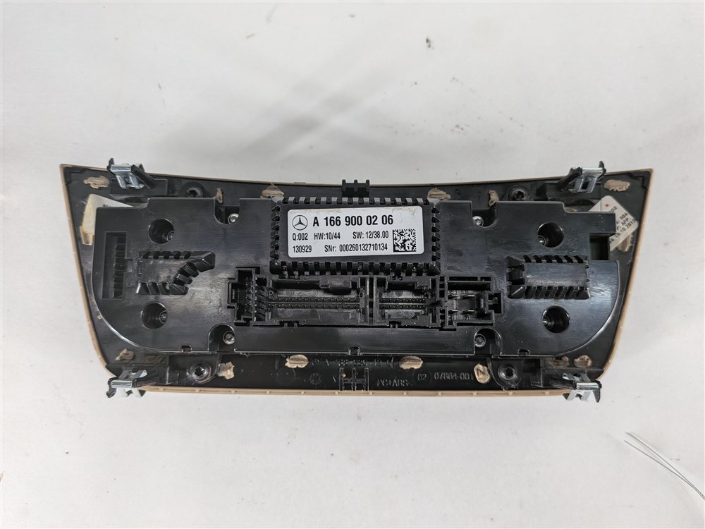 Thumbnail 7: 14-16 MERCEDES GLE ML CLSAS (W166) FRONT A/C HEATER TEMPERATURE CLIMATE CONTROL