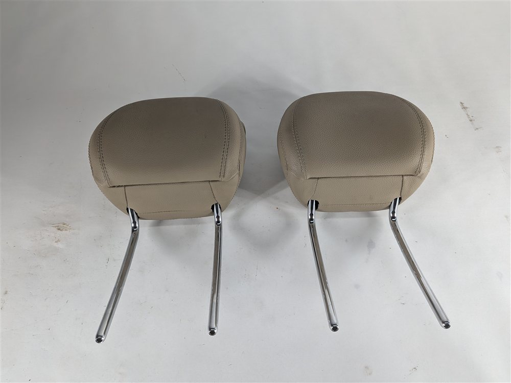 Thumbnail 3: 14-19 MERCEDES GL GLS ML CLASS W166 X166 FRONT LEFT & RIGHT HEADREST SET (Beige)
