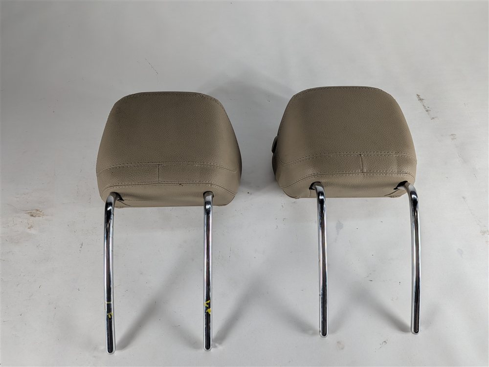 Thumbnail 6: 14-19 MERCEDES GL GLS ML CLASS W166 X166 FRONT LEFT & RIGHT HEADREST SET (Beige)