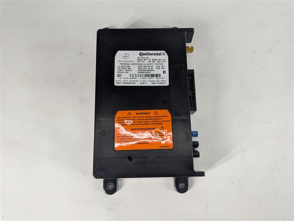Thumbnail 3: 2014-2020 MERCEDES B C E G GL GLA GLK GLC ML CLS SLK TELEMATICS CONTROL MODULE