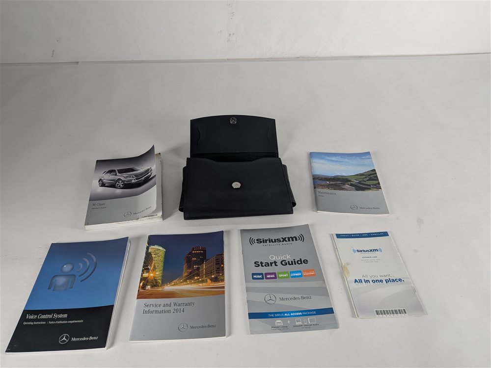Thumbnail 2: 2014 MERCEDES ML350 (W166) 3.0L OWNER'S MANUAL BOOKLET USER GUIDE w/CASE SET/6