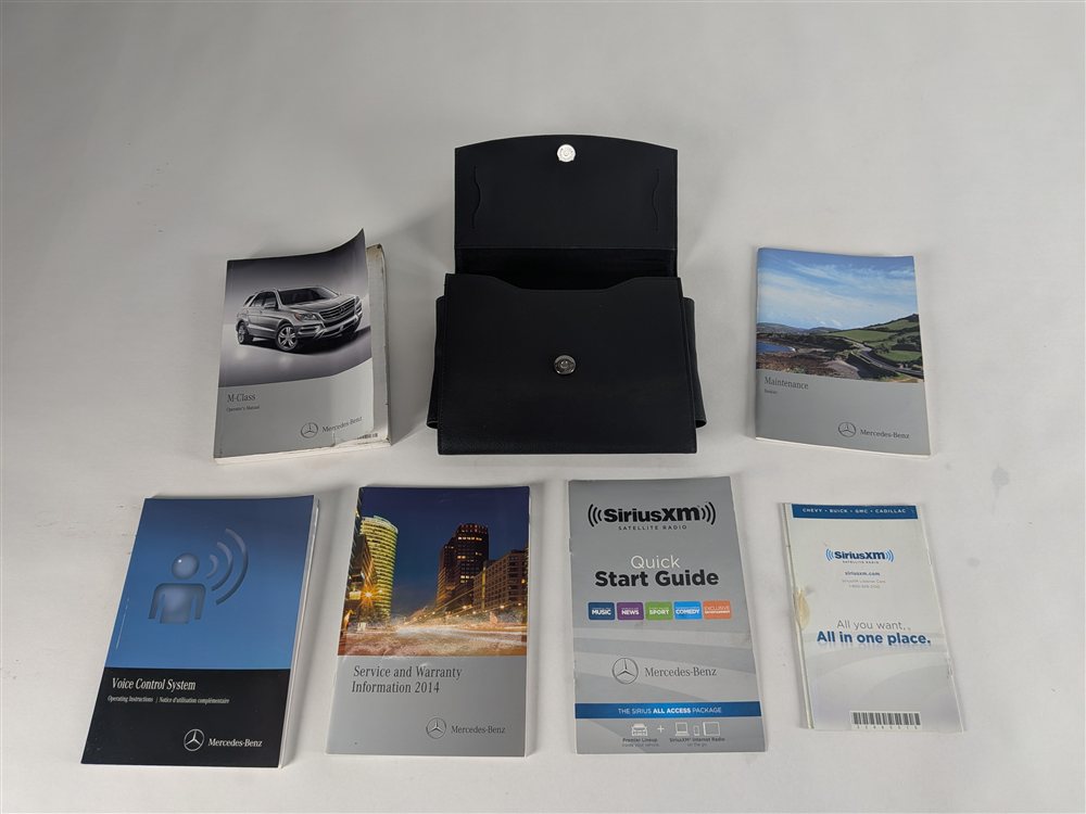Thumbnail 3: 2014 MERCEDES ML350 (W166) 3.0L OWNER'S MANUAL BOOKLET USER GUIDE w/CASE SET/6