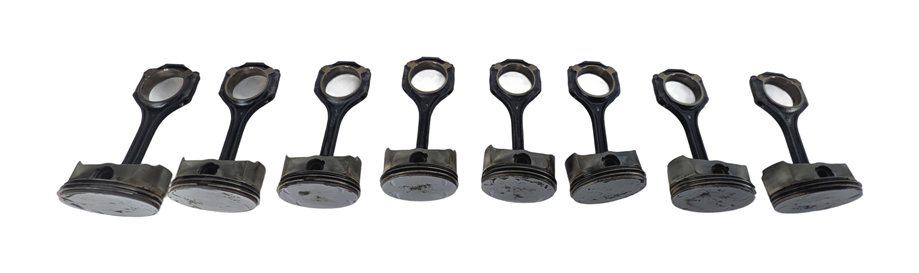 Thumbnail 3: 2007-2012 MERCEDES E550 S550 CLS550 SL550 5.5L M273 PISTON SET 8 CONNECTING RODS