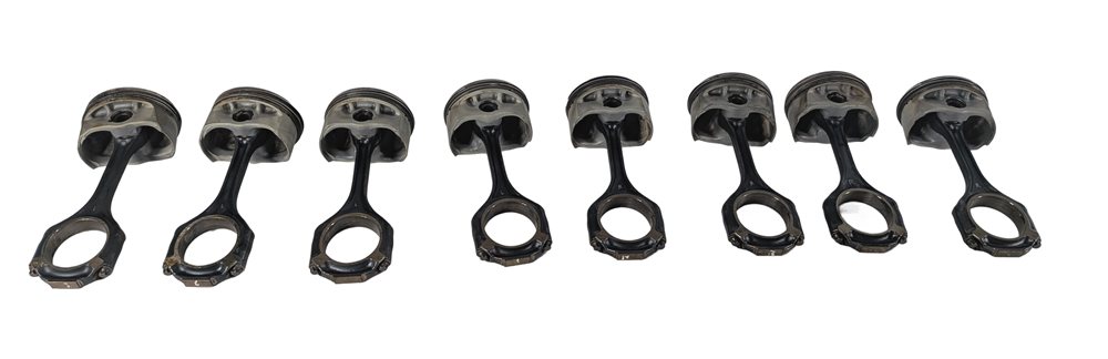 Thumbnail 6: 2007-2012 MERCEDES E550 S550 CLS550 SL550 5.5L M273 PISTON SET 8 CONNECTING RODS