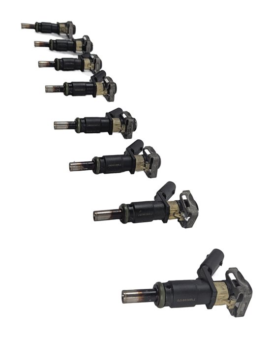 Thumbnail 2: 06-12 MERCEDES C E G GL ML S SL (W204 W212 W221 W164 X164) FUEL INJECTOR SET 8