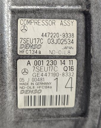 Thumbnail 7: 03-09 MERCEDES E320 E350 E500 E550 E55 CLS500 CLS550 (W211 W219) A/C COMPRESSOR