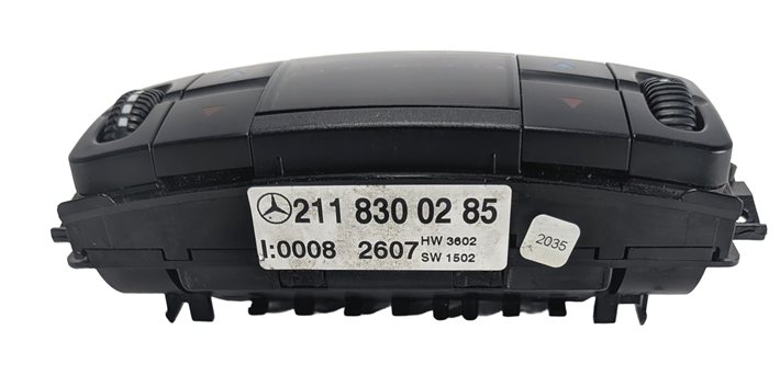Thumbnail 5: 03-11 MERCEDES E350 E500 CLS500 CLS550 W211 W219 REAR A/C CLIMATE CONTROL PANEL