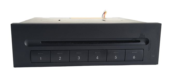 Thumbnail 5: 03-13 MERCEDES B E GL ML CLS R CLASS RADIO STEREO 6-DISC CD CHANGER (Black)
