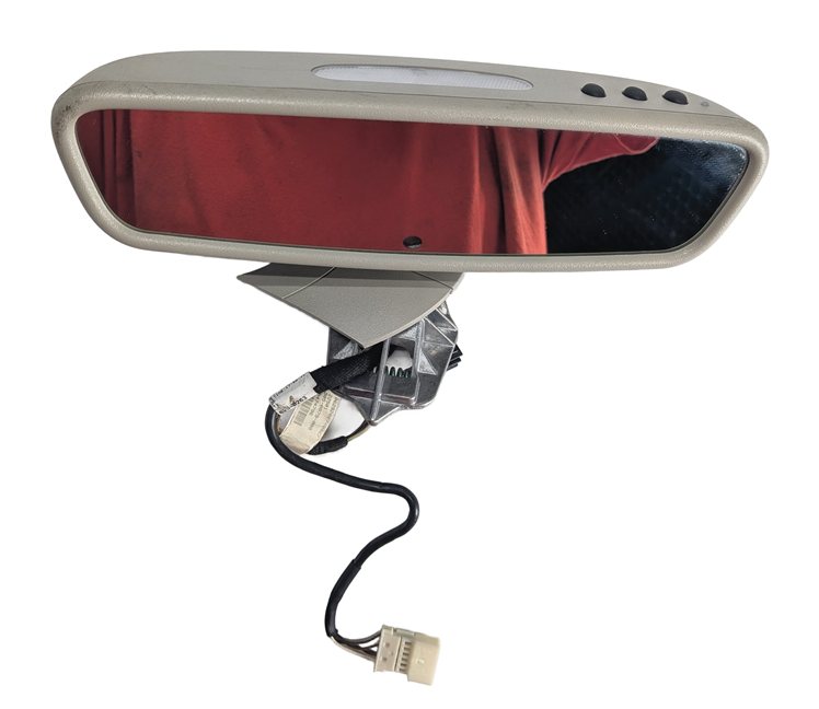 Thumbnail 2: 2008 MERCEDES CLS550 (W219) REAR VIEW MIRROR AUTO DIM DIMMING HOMELINK (Grey)