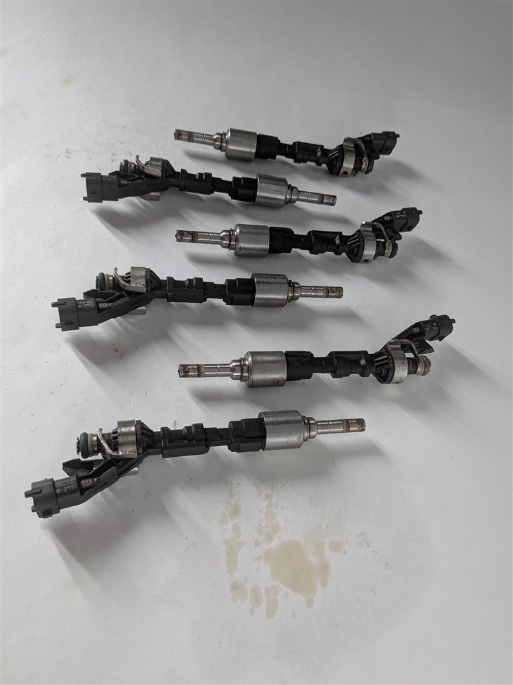 Thumbnail 4: 13-19 XE XF XJ RANGE ROVER SPORT LR4 3.0L SUPERCHARGED ENGINE FUEL INJECTOR SET6
