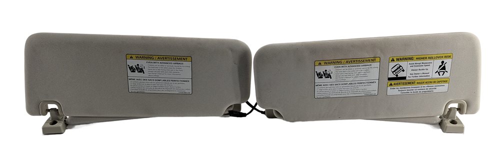 Thumbnail 6: 13-20 RANGE ROVER SPORT (L405 L494) FRONT LEFT & RIGHT SUNVISOR SET (GRAY)