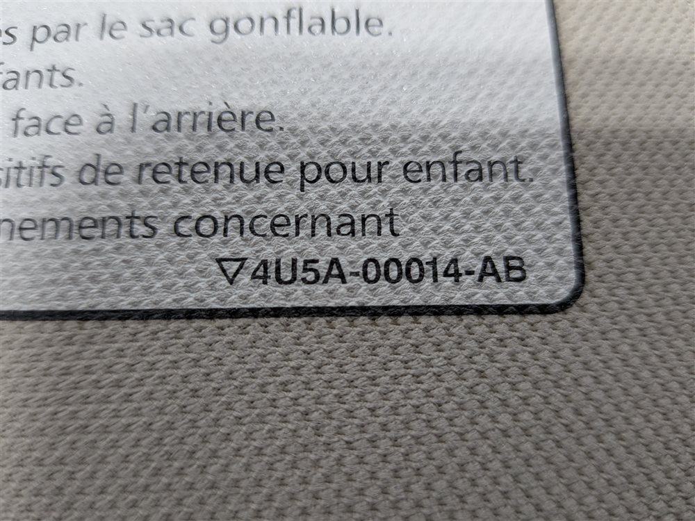 Thumbnail 8: 13-20 RANGE ROVER SPORT (L405 L494) FRONT LEFT & RIGHT SUNVISOR SET (GRAY)