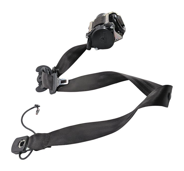 Thumbnail 5: 16-20 RANGE ROVER SPORT (L494) RIGHT FRONT PASSENGER SEATBELT RETRACTOR (Black)